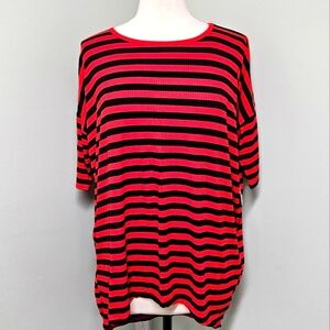 Lularoe Irma Striped Tunic Shirt Medium NWT